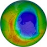 Antarctic Ozone 2007-10-21